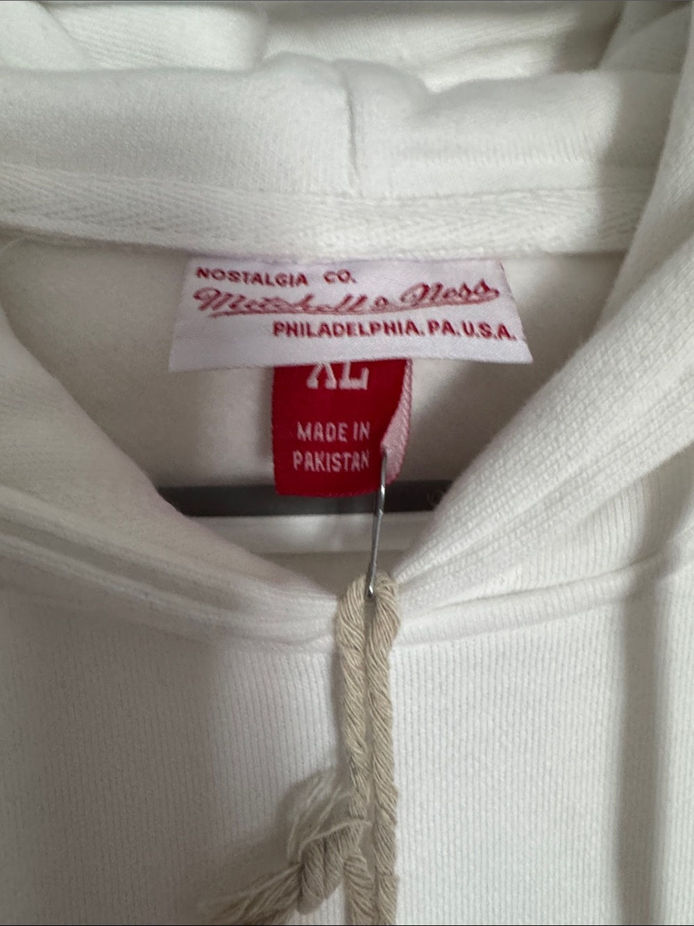 Mitchell ness All-Star Toronto Maple Leafs White Hoodie for mens - Picture 5 of 7